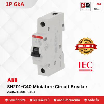 ABB Miniature Circuit Breaker SH201-C 40A 1P 6KA