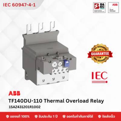 ABB Thermal Overload Relay TF140DU-110 (for AF116–AF140 Contactors)