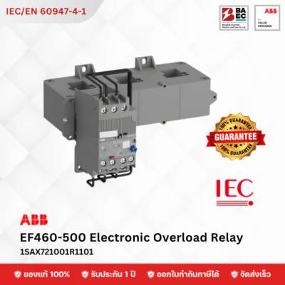 ABB Electronic Overload Relay EF460-500 (for AF09–AF750 Contactors)